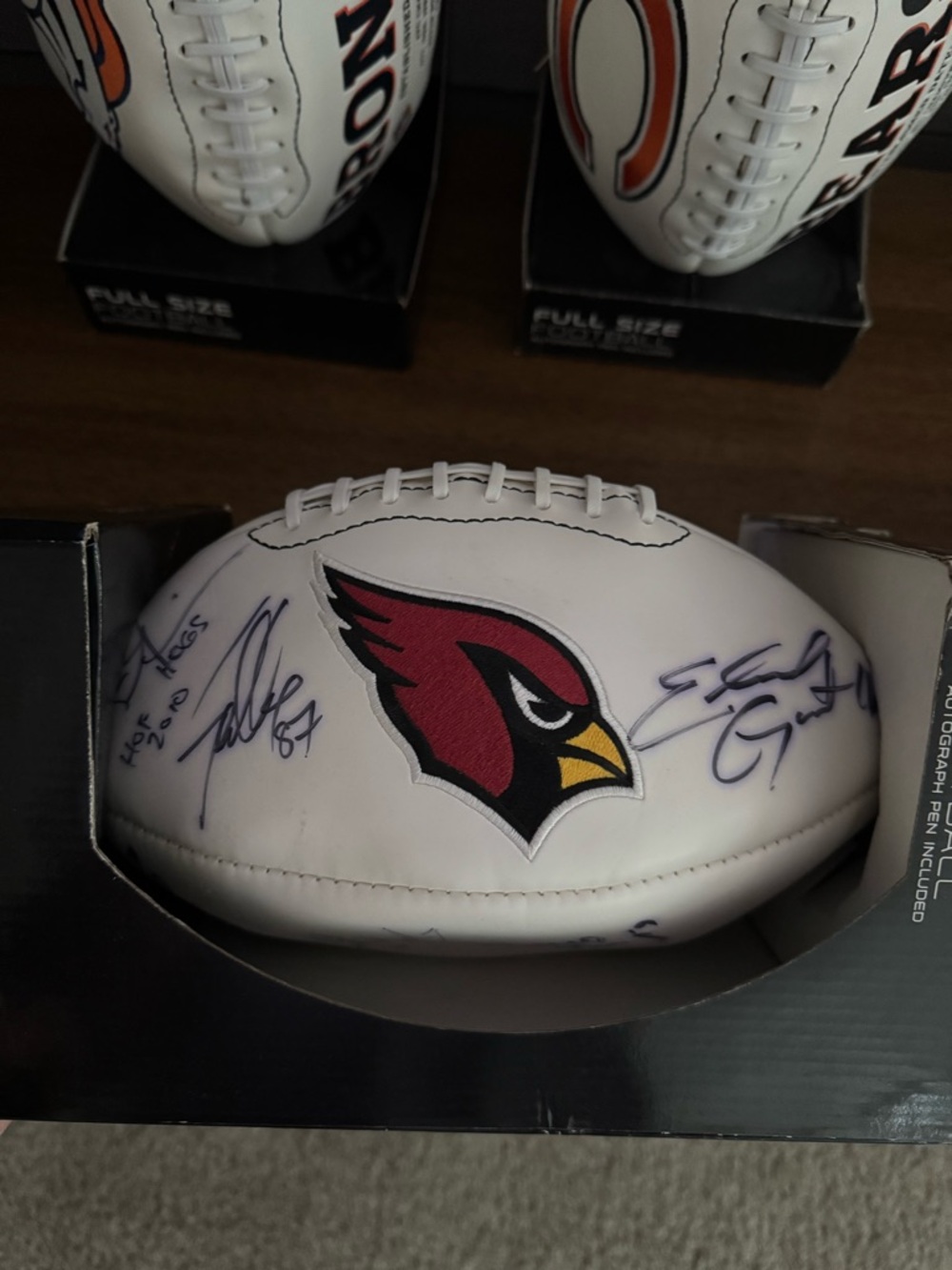 Arizona Cardinals Autographed White Football